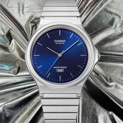 Đồng hồ Casio 34.9 mm Nam MQ-24DA-2ADF Màu Bạc
