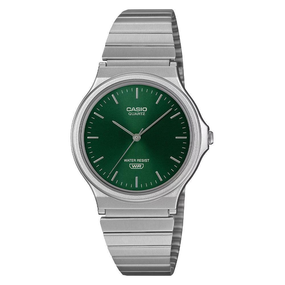Đồng hồ Casio 34.9 mm Nam MQ-24DA-3ADF Màu Bạc