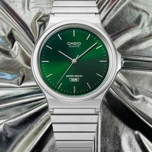 Đồng hồ Casio 34.9 mm Nam MQ-24DA-3ADF Màu Bạc