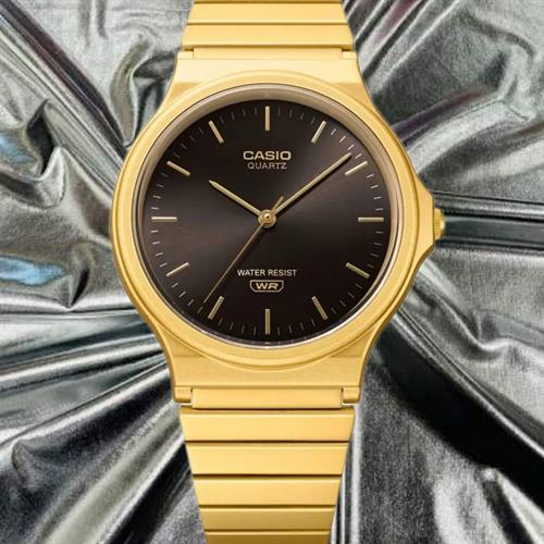 Đồng hồ Casio 34.9 mm Nam MQ-24GA-1ADF Màu Vàng