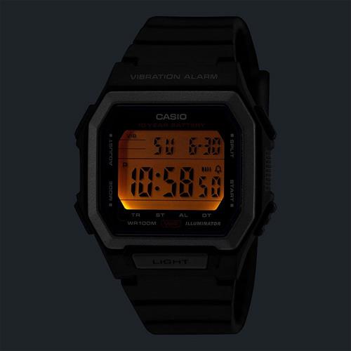 Đồng hồ Casio 42.8 mm Nam W-738H-1AVDF Màu Đen