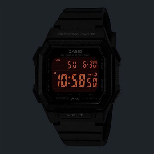 Đồng hồ Casio 42.8 mm Nam W-738H-1BVDF Màu Đen