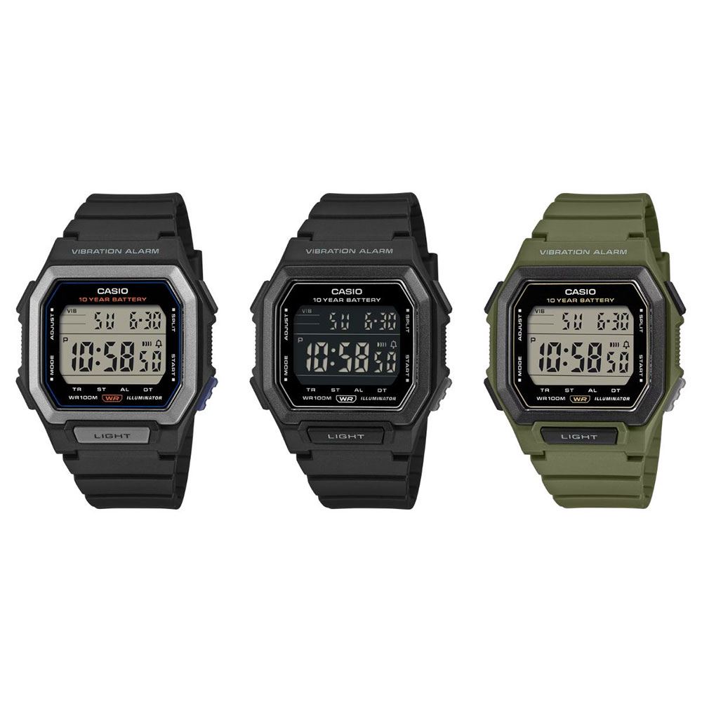 Đồng hồ Casio 42.8 mm Nam W-738H-1BVDF - 3