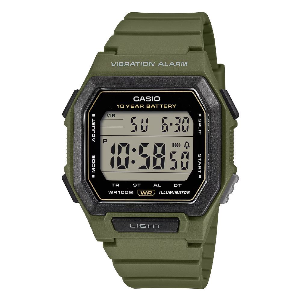 Đồng hồ Casio 42.8 mm Nam W-738H-3AVDF