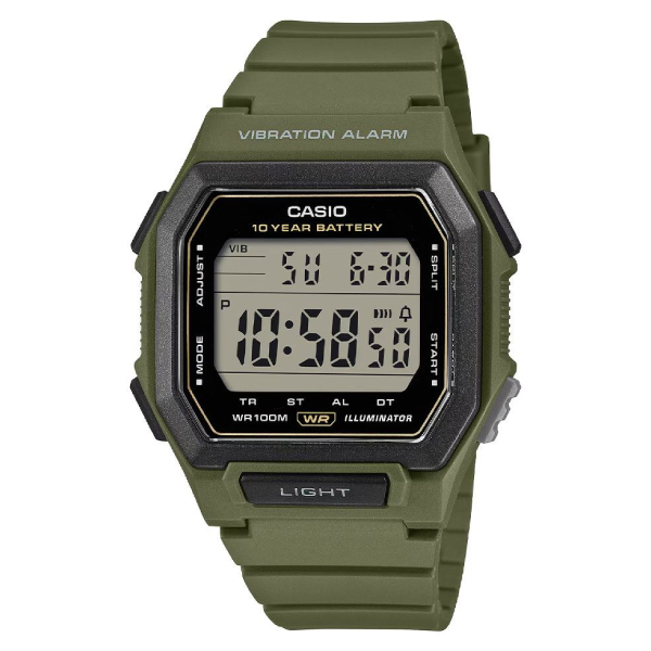 CASIO 42.8 mm Nam W-738H-3AVDF