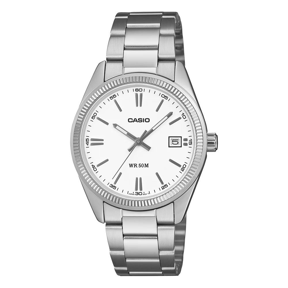 Đồng hồ Casio 35 mm Unisex UTP-1302PD-7AVDF Màu Bạc