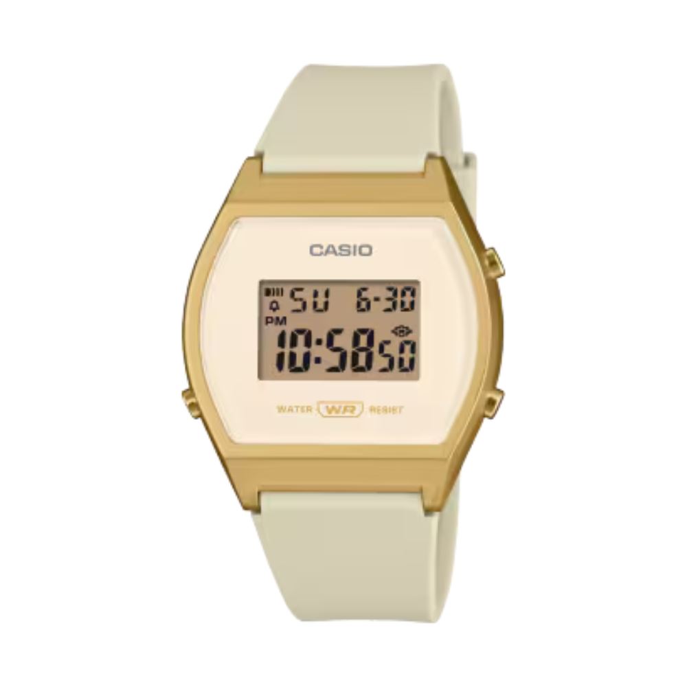 Đồng hồ Casio 35 mm Unisex LW-204-9ADF Màu Vàng nhạt