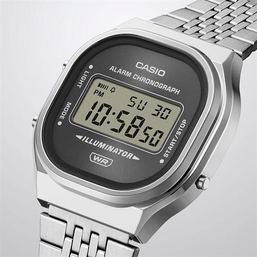 Đồng hồ Casio 36.8 mm Unisex A140WE-8ADF Màu Bạc