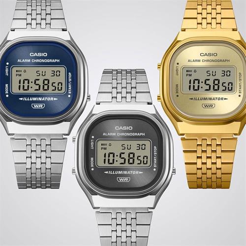Đồng hồ Casio 36.8 mm Unisex A140WE-8ADF Màu Bạc