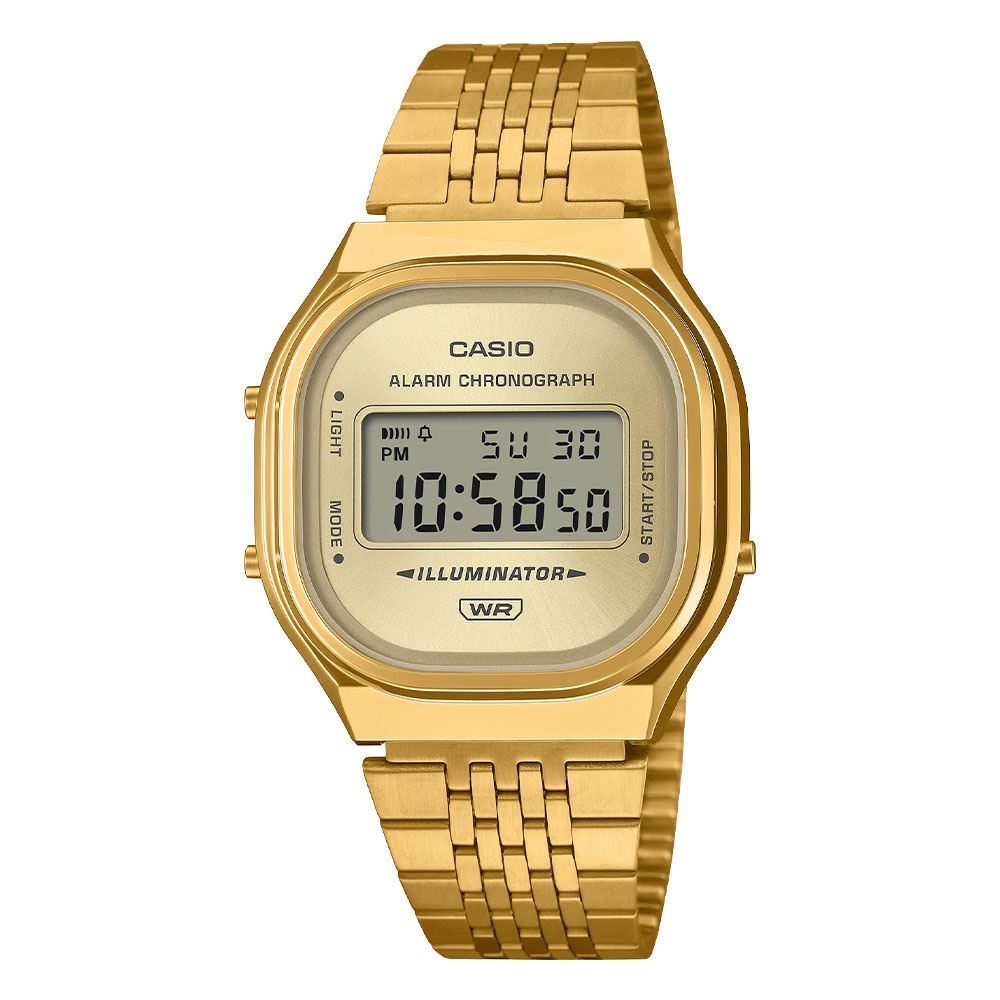 Đồng hồ Casio 36.8 mm Unisex A140WEG-9ADF Màu Vàng