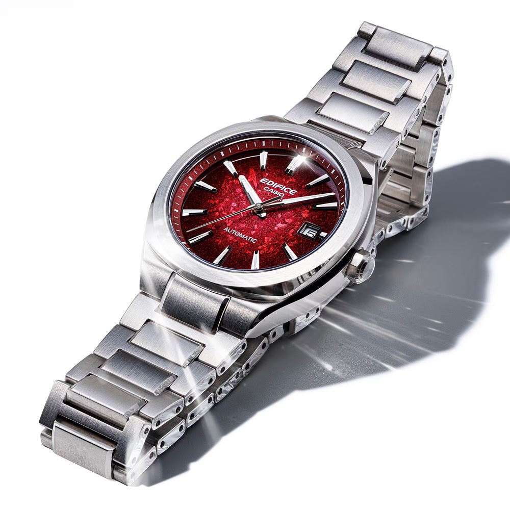 Đồng hồ Edifice Casio 38 mm Nam EFK-200D-4ADR Màu Bạc