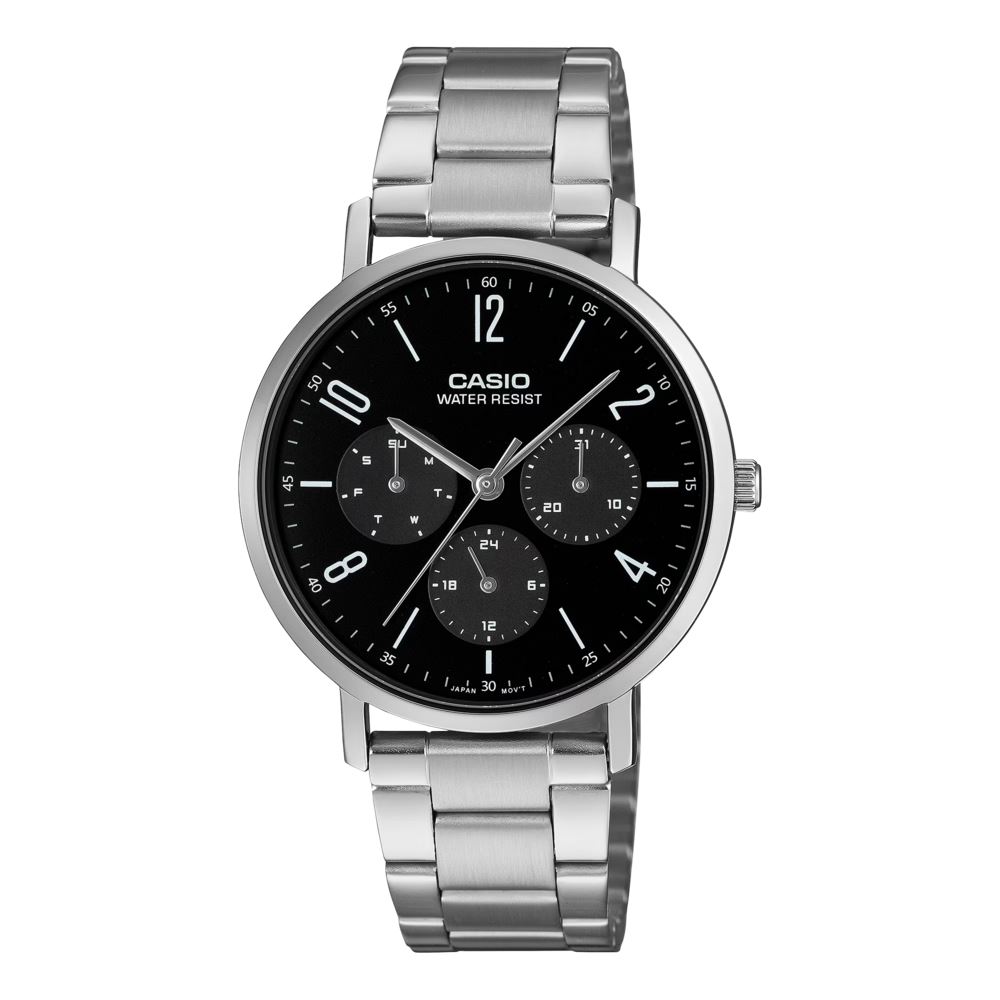 Đồng hồ Casio 37 mm Nam MTP-VT06D-1BDF Màu Bạc