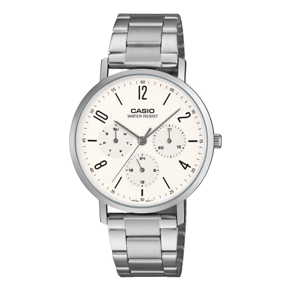 Đồng hồ Casio 37 mm Nam MTP-VT06D-7BDF Màu Bạc