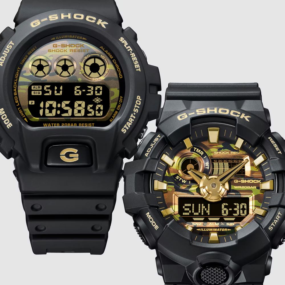 Đồng hồ G-Shock 50 mm Nam DW-6900CF-1DR Màu Đen