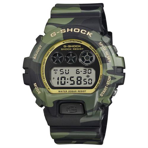 Đồng hồ G-Shock 50 mm Nam DW-6900CMG-3DR Màu Xanh bộ đội