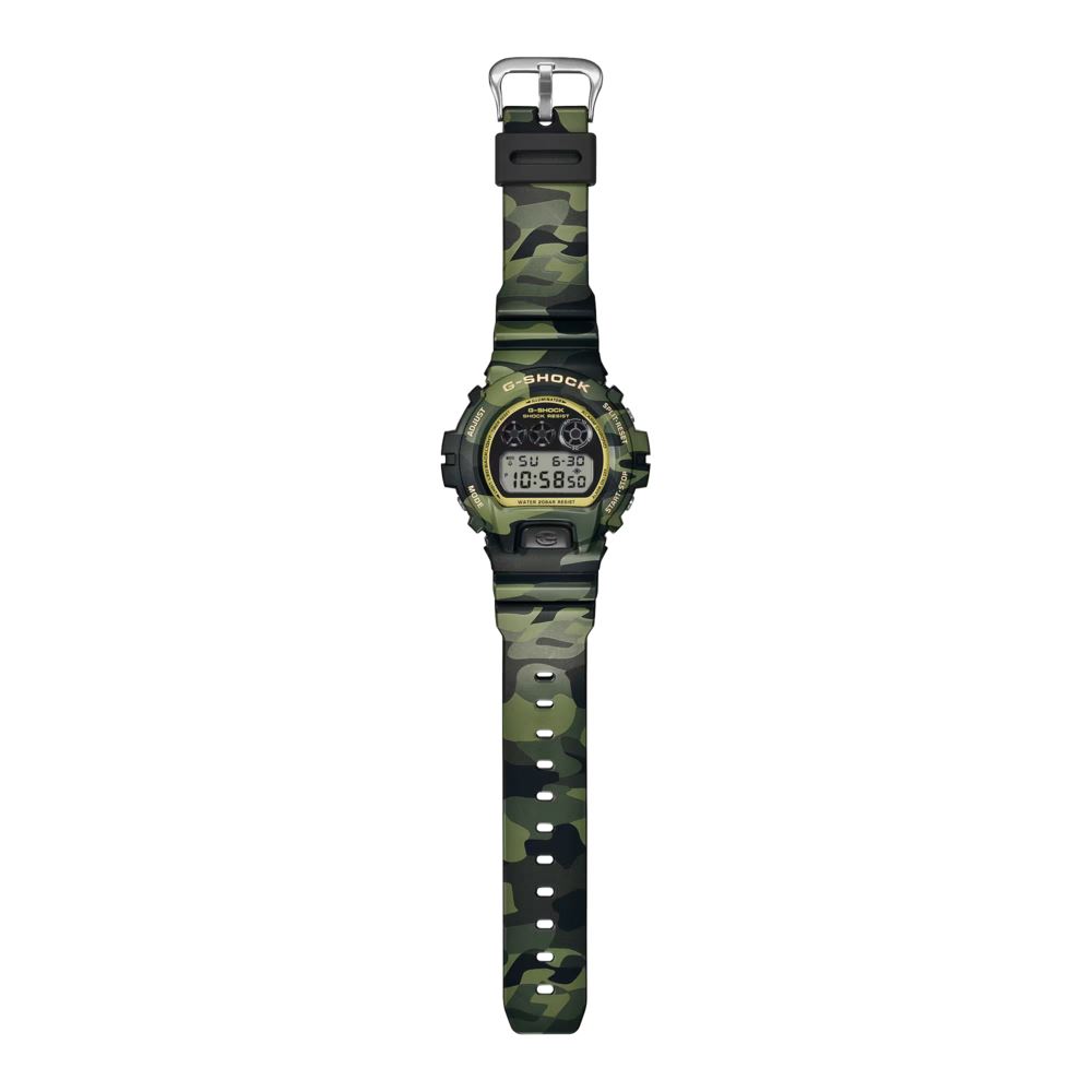 Đồng hồ G-Shock 50 mm Nam DW-6900CMG-3DR Màu Xanh bộ đội