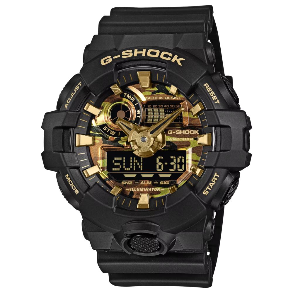 Đồng hồ G-Shock 53.4 mm Nam GA-700CMG-3ADR Màu Xanh bộ đội
