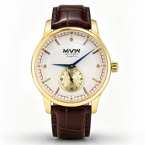 Đồng hồ MVW 41 mm Nam ML048-01NR Màu Nâu