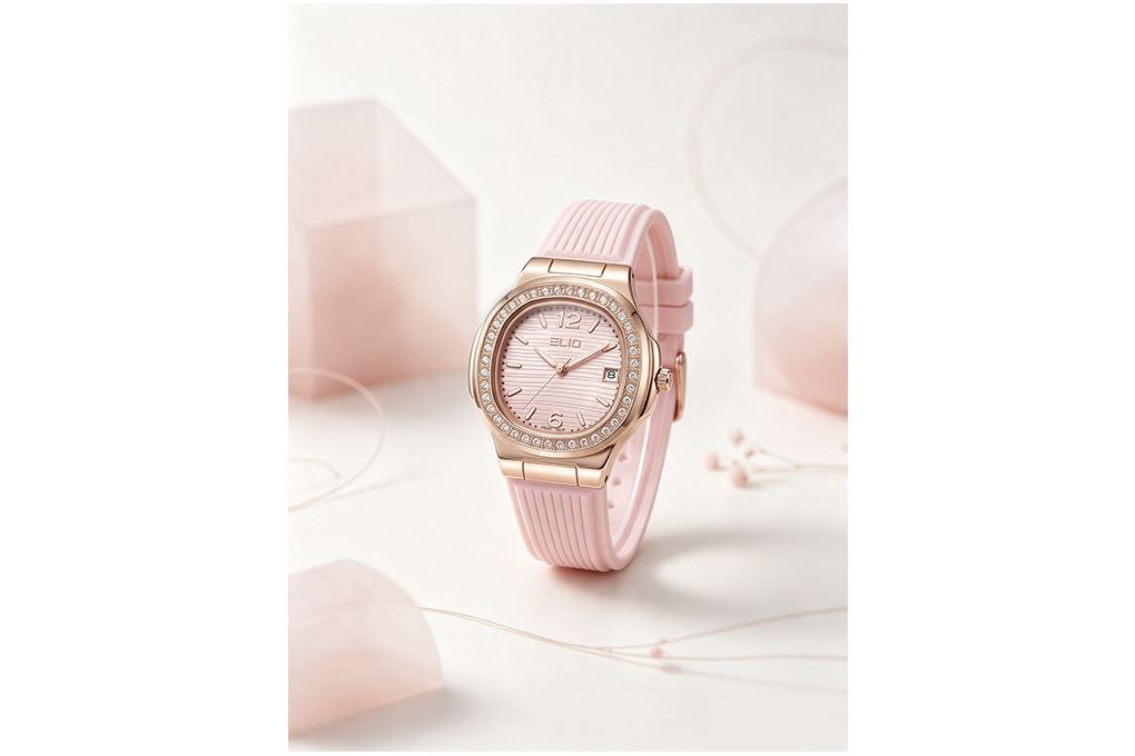 Đồng Hồ Elio Elegant 32 mm Nữ ES184-04 Màu Hồng