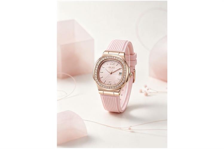 Đồng Hồ Elio Elegant 32 mm Nữ ES184-04 Màu Hồng