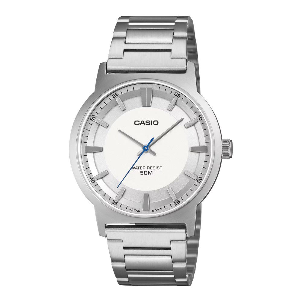 Đồng hồ Casio 38 mm Nam MTP-B220D-7AVDF Màu Bạc