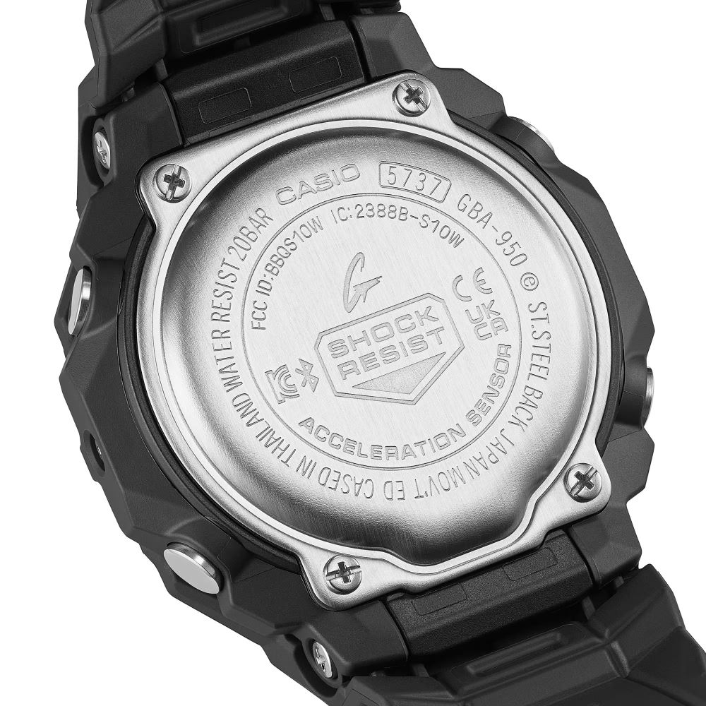 Đồng hồ G-Shock 43.9 mm Nam GBA-950-1A4DR Màu Đen