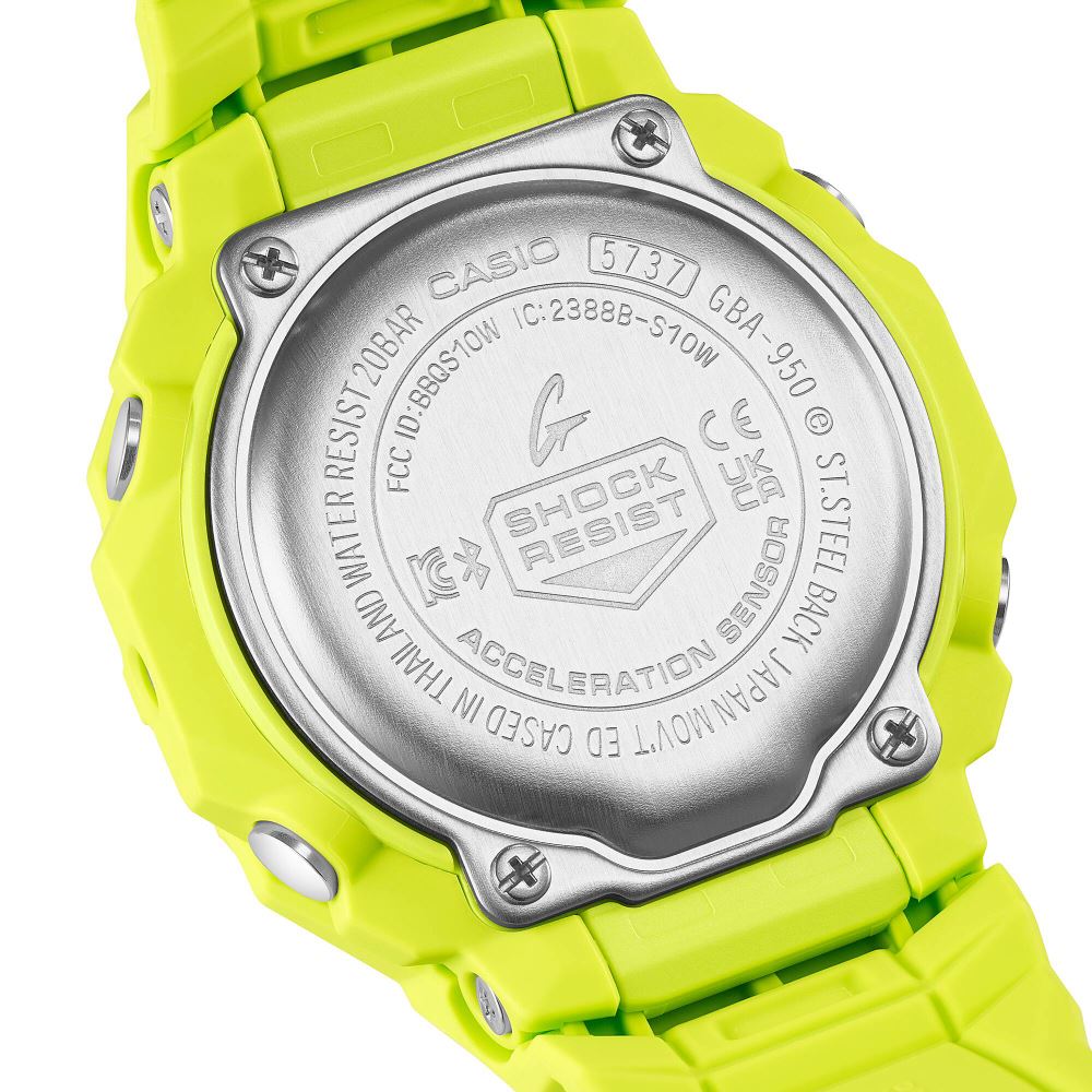 Đồng hồ G-Shock 43.9 mm Nam GBA-950-9A3DR Màu Vàng