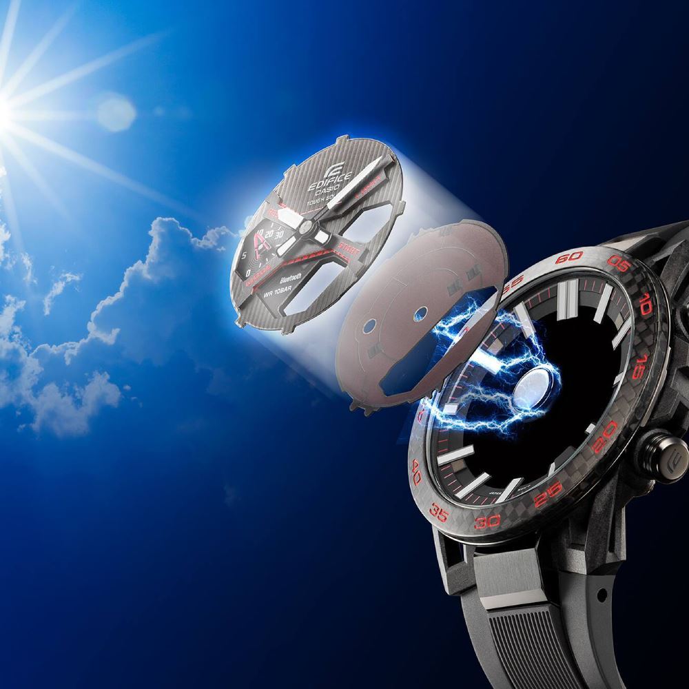 Đồng hồ Edifice Casio 47.8 mm Nam ECB-2000PB-1ADF Màu Đen