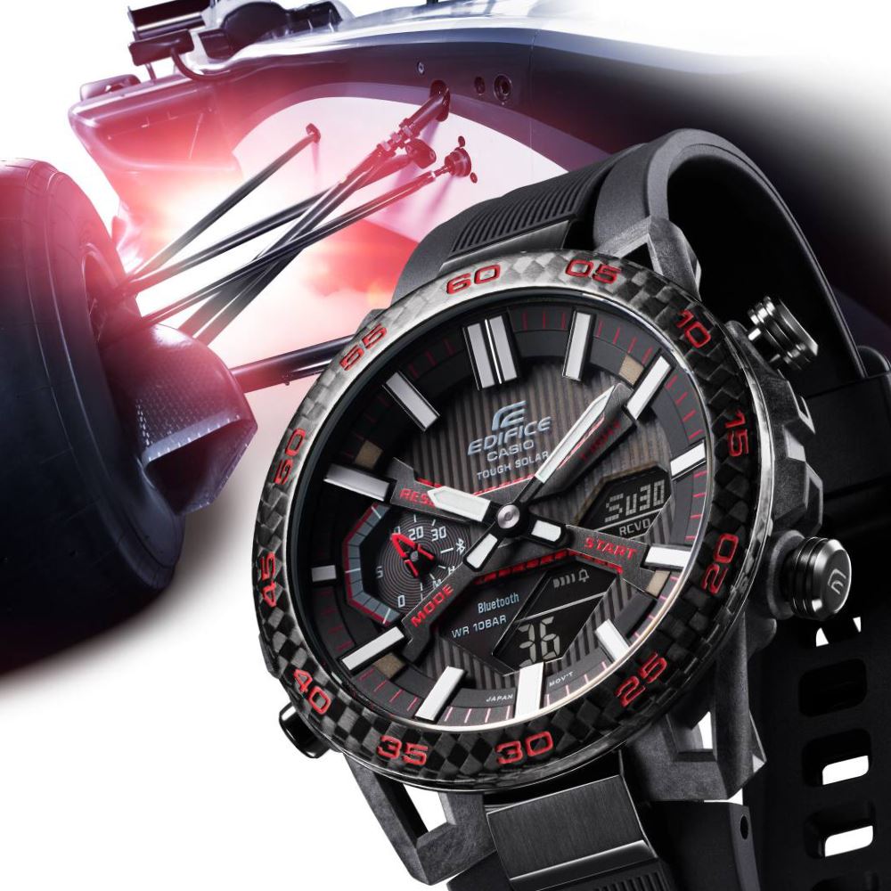Đồng hồ Edifice Casio 47.8 mm Nam ECB-2000PB-1ADF Màu Đen