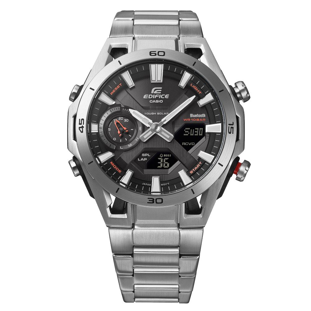 Đồng hồ Edifice Casio 45.8 mm Nam ECB-2300D-1ADF Màu Bạc