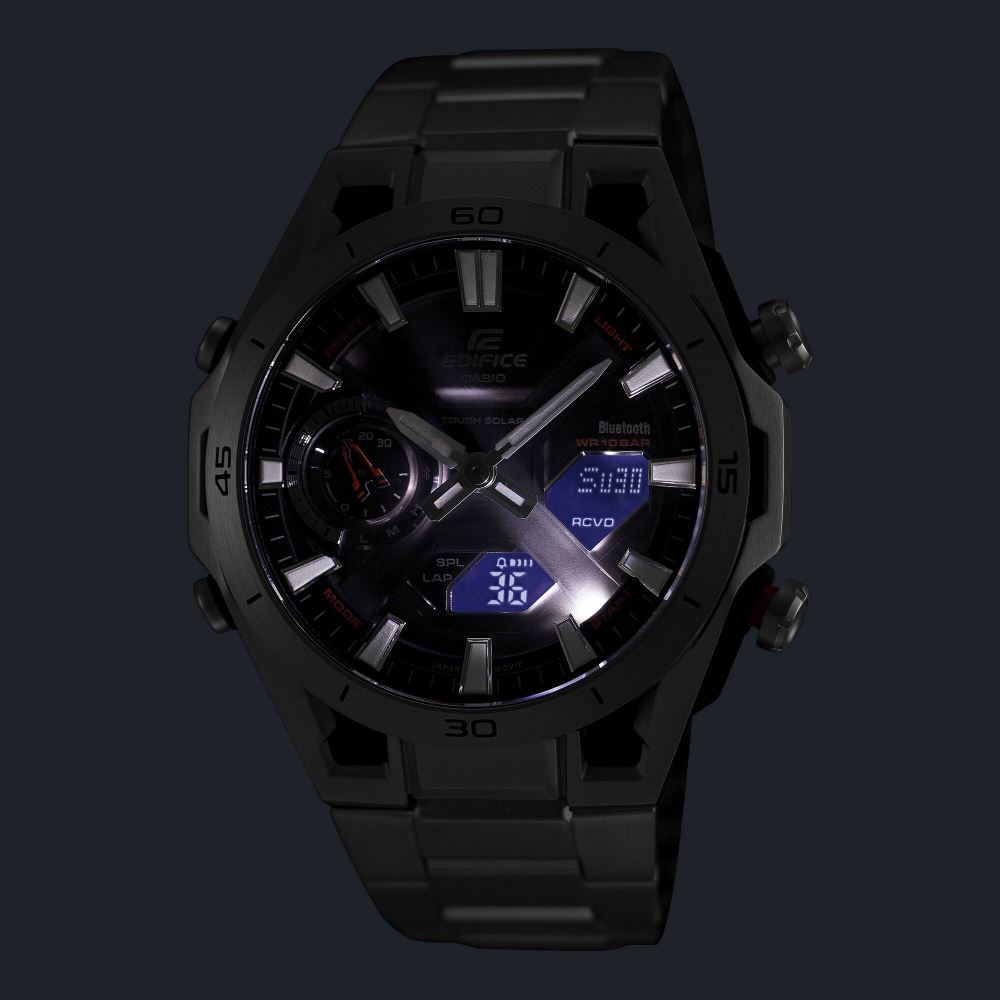 Đồng hồ Edifice Casio 45.8 mm Nam ECB-2300DC-1ADF Màu Đen