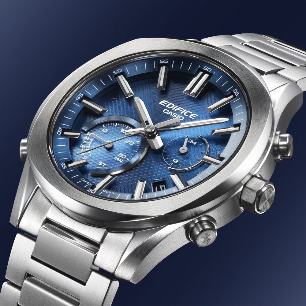 Đồng hồ Edifice Casio 39.5 mm Nam EQB-1300D-2ADF Màu Bạc