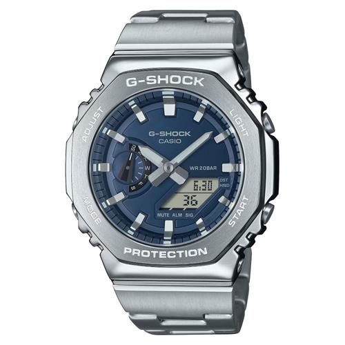 Đồng hồ G-Shock 44.4 mm Nam GM-2110D-2BDR Màu Bạc