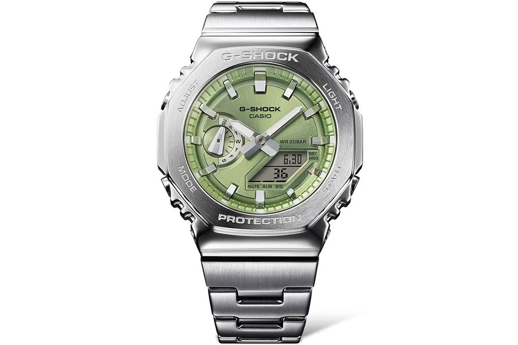 Đồng hồ G-Shock 44.4 mm Nam GM-2110D-3ADR Màu Bạc