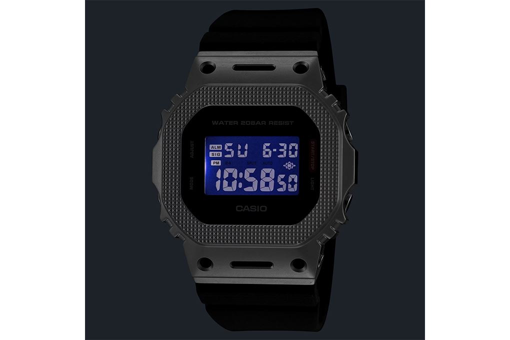 Đồng hồ G-Shock 43.2 mm Nam GM-5600BM-1DR Màu Đen