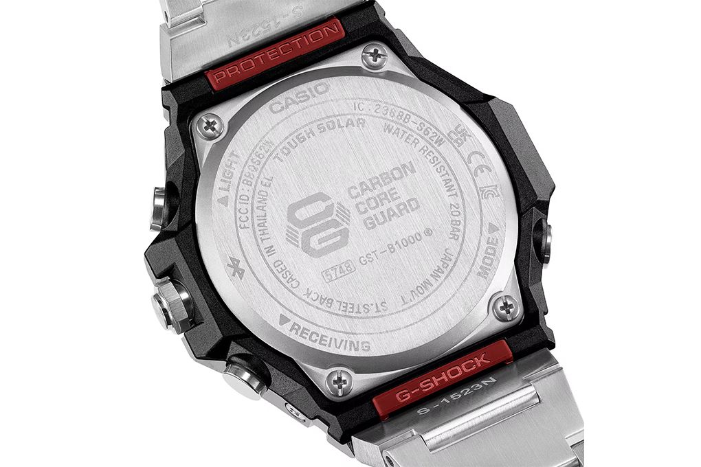 Đồng hồ G-Shock 44.2 mm Nam GST-B1000D-1ADR Màu Bạc