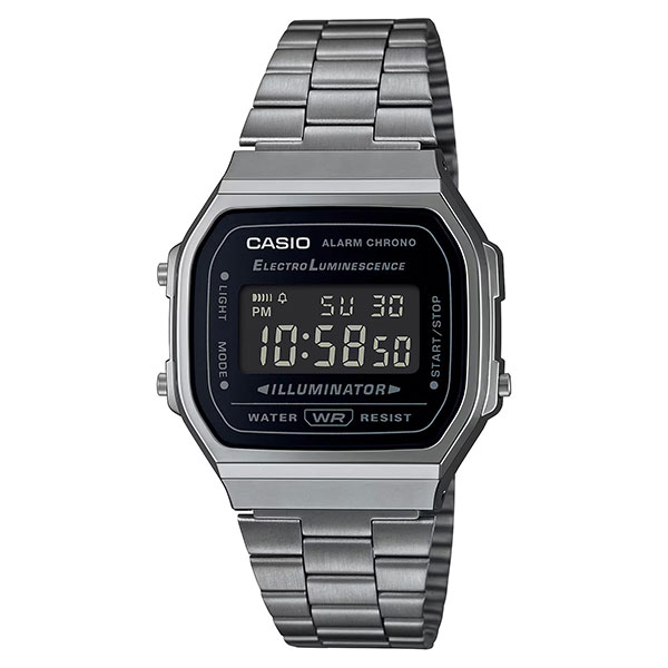 Đồng hồ Casio 36.3 mm Unisex A168WGG-1BDF