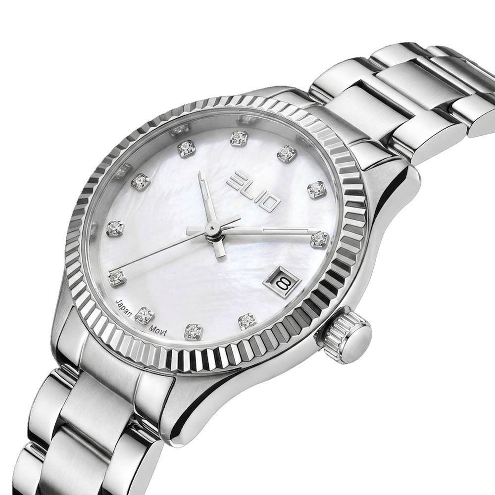 Đồng hồ Elio Elegant Lady 32 mm Nữ ES318-02 Màu Bạc