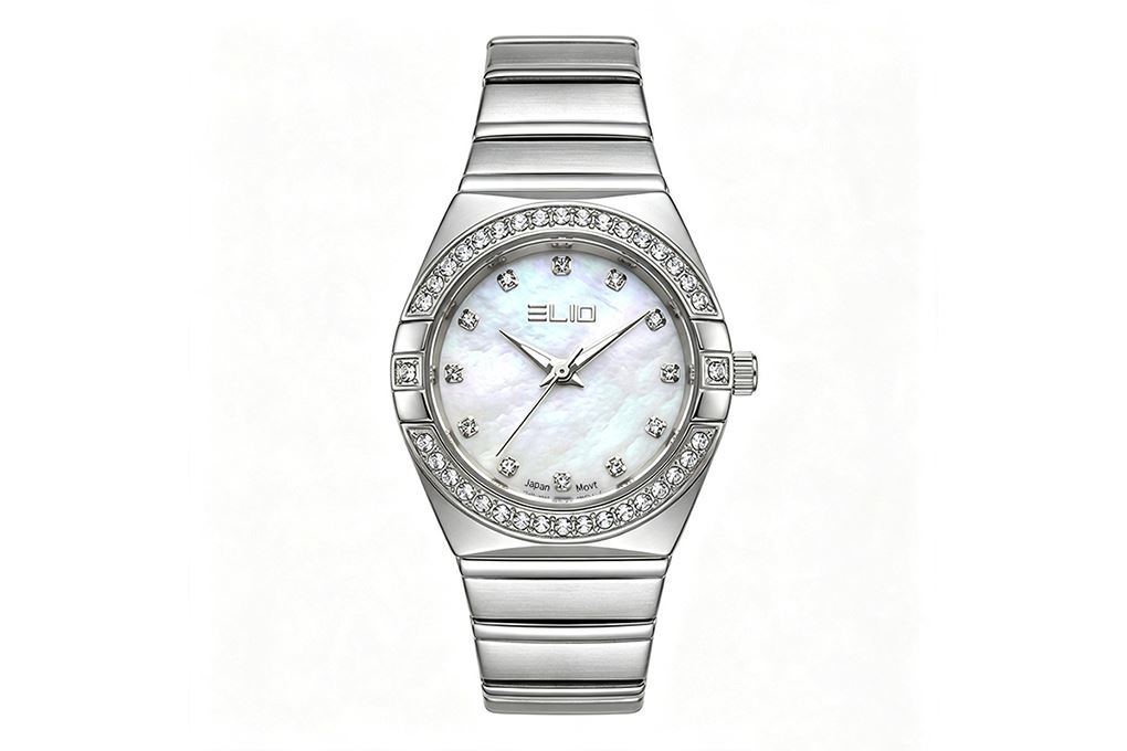 Đồng hồ Elio Elegant Lady 28 mm Nữ ES312-02 Màu Bạc