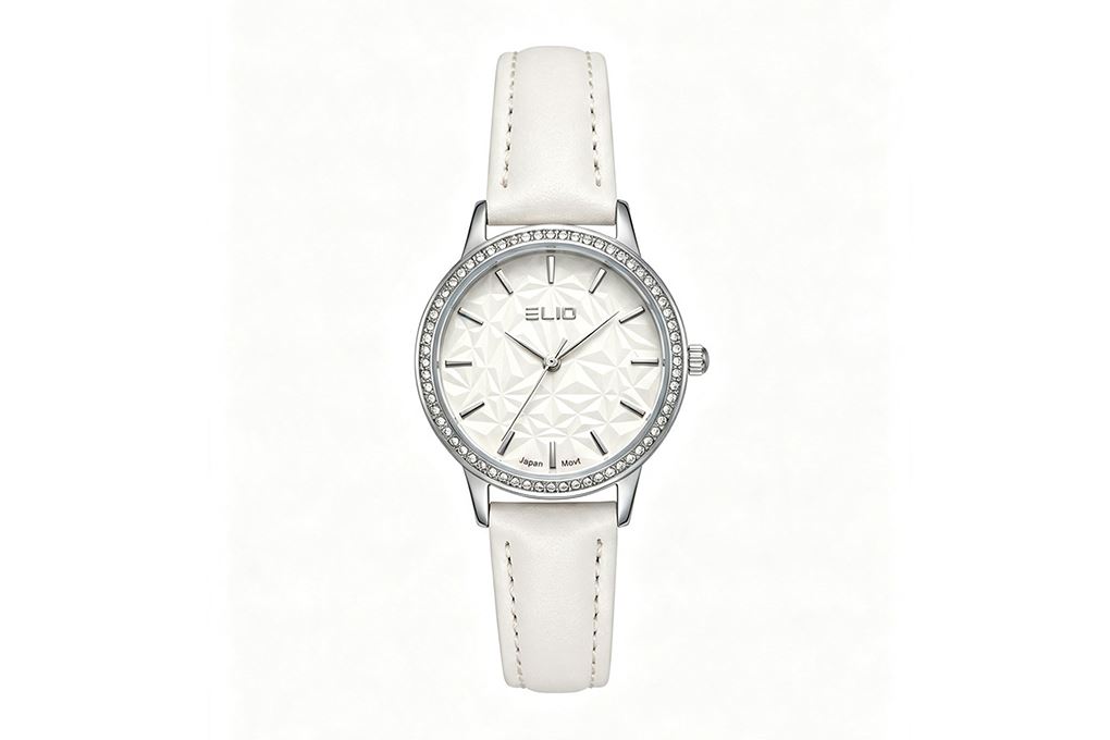 Đồng hồ Elio Elegant Lady 30 mm Nữ EL214-03 Màu Kem