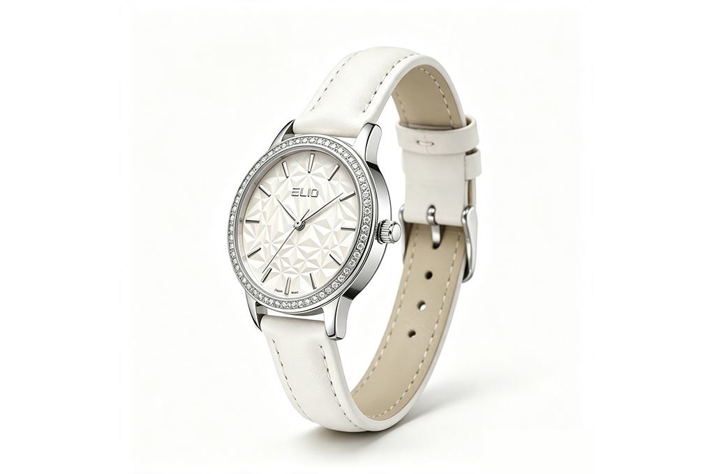 Đồng hồ Elio Elegant Lady 30 mm Nữ EL214-03 Màu Kem