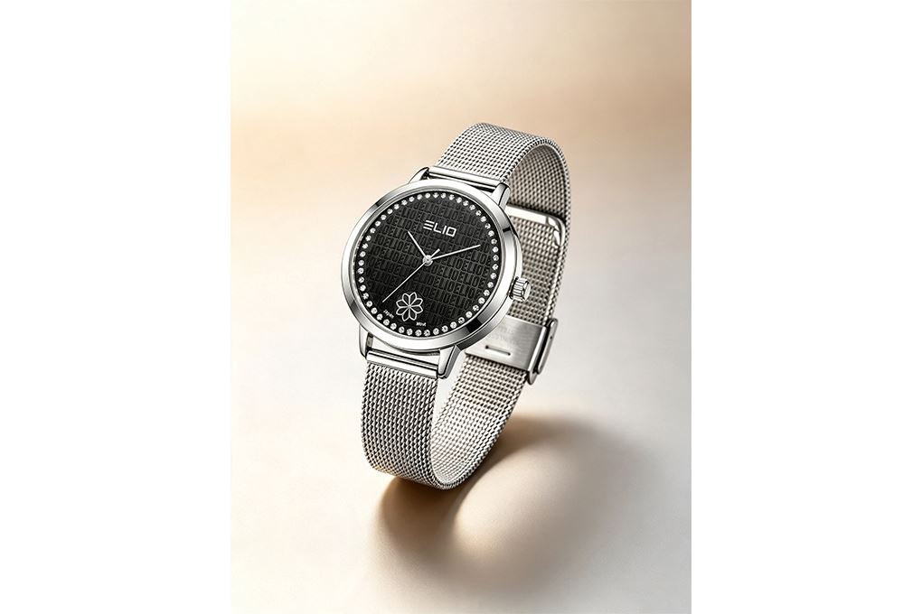 Đồng hồ Elio Elegant Lady 33 mm Nữ ES323-03 Màu Bạc