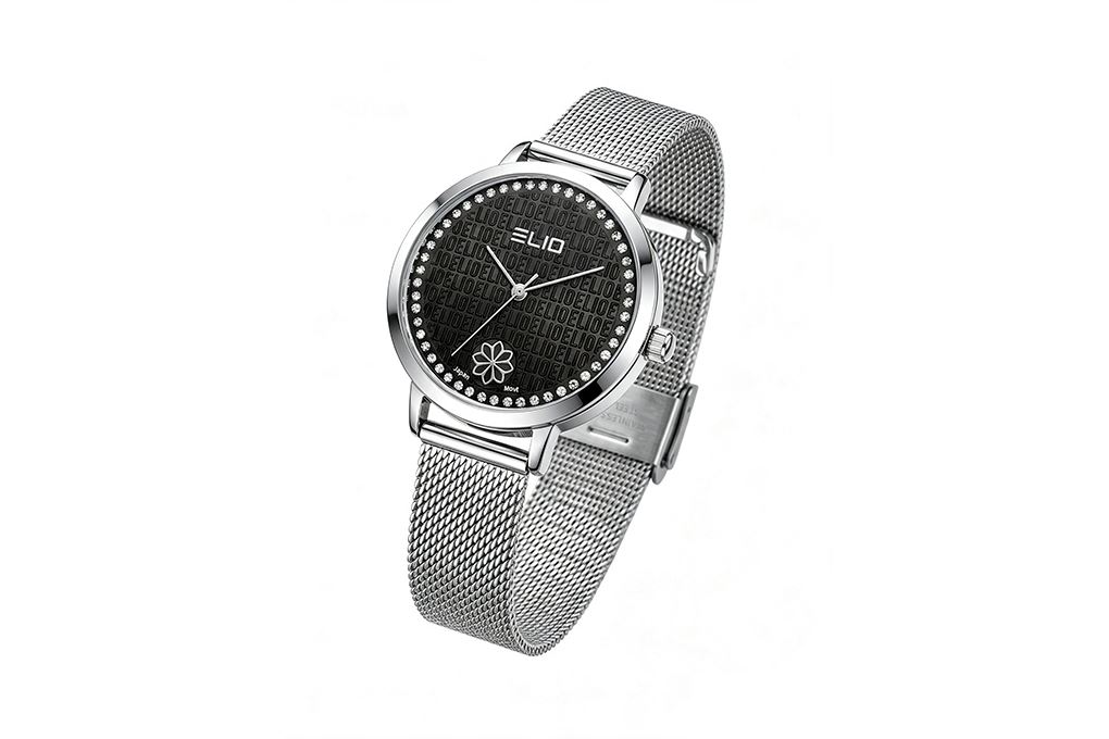 Đồng hồ Elio Elegant Lady 33 mm Nữ ES323-03 Màu Bạc