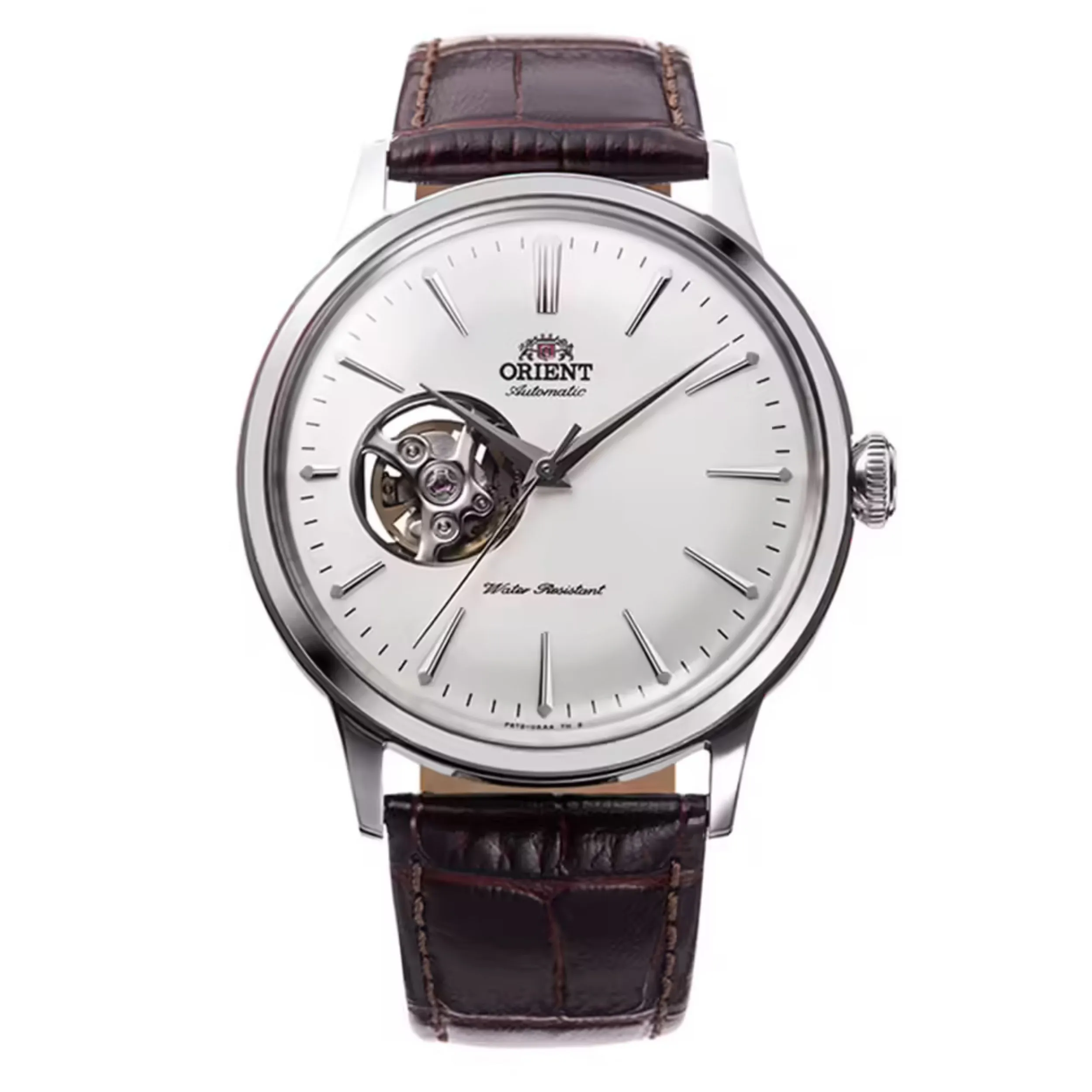 Đồng hồ Orient Bambino Open Heart 40.5 mm Nam RA-AG0002S30B Màu Nâu