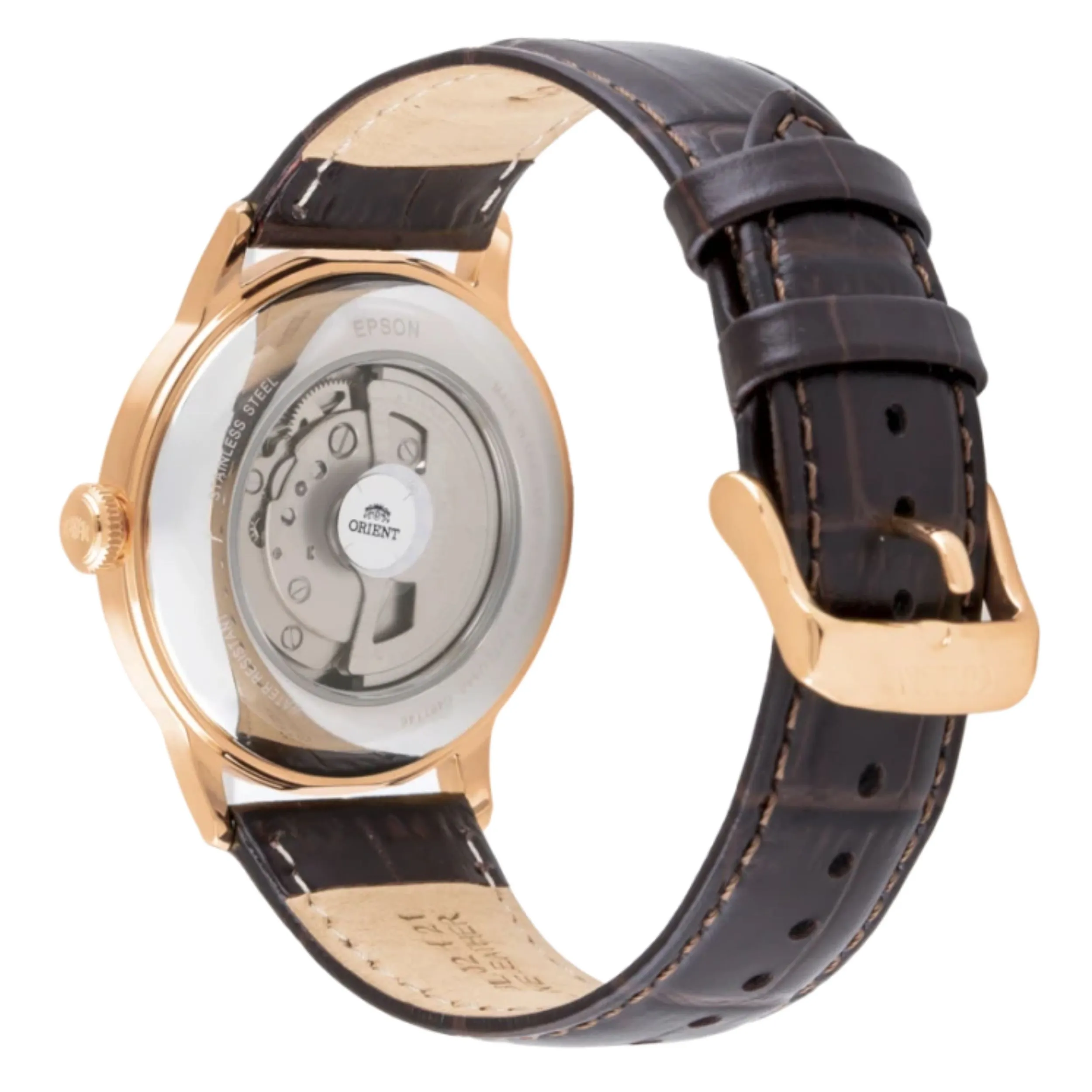 Đồng hồ Orient Bambino Open Heart 40.5 mm Nam RA-AG0001S30B - 4