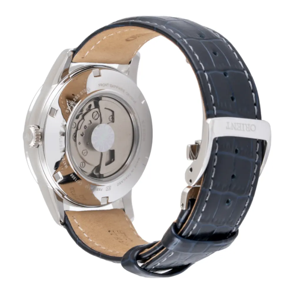 Đồng hồ Orient Sun & Moon 42.5 mm Nam RA-AK0011D30B Màu Xanh đen