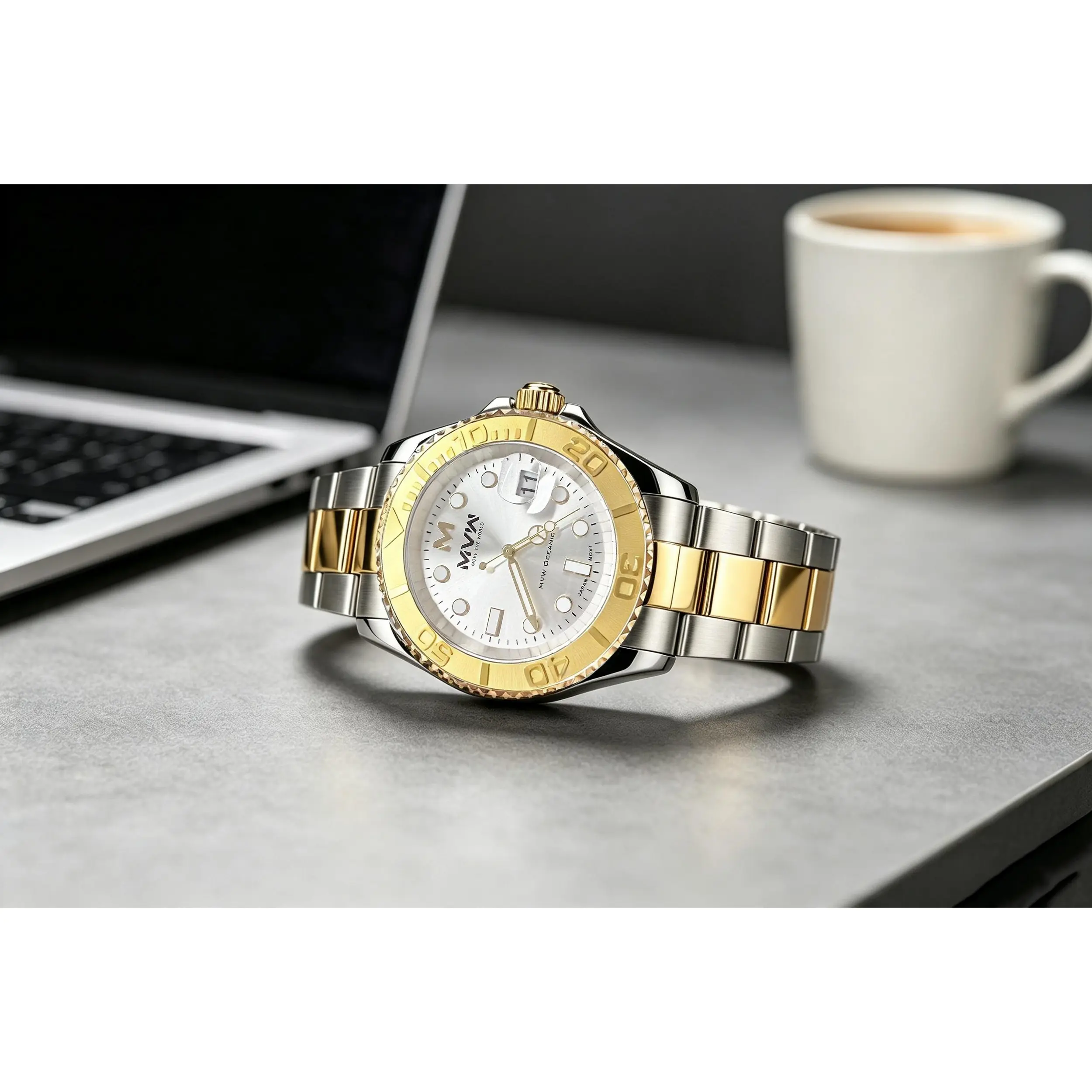 Đồng hồ MVW Oceanic 40.5 mm Nam SS5526-07 Màu Màu kết hợp