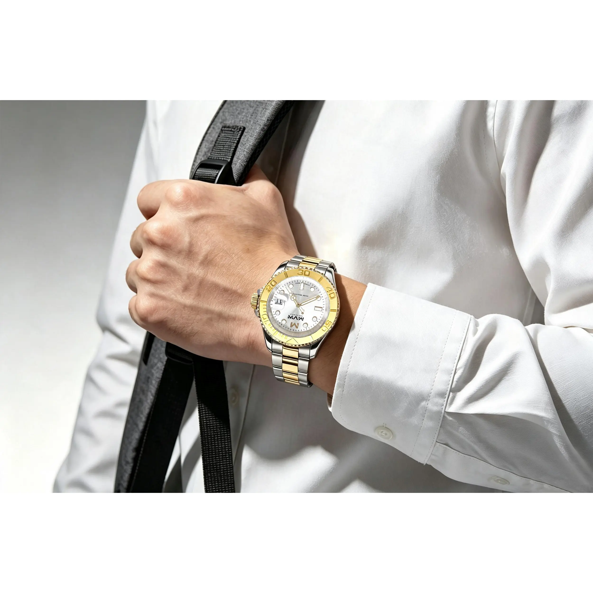 Đồng hồ MVW Oceanic 40.5 mm Nam SS5526-07 Màu Màu kết hợp