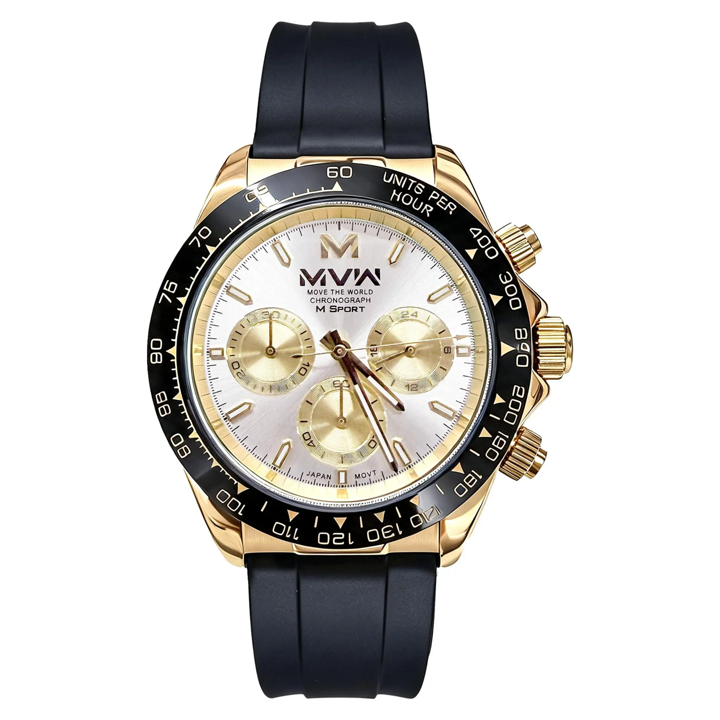 Đồng hồ MVW Sport 40 mm Nam SL5526-01 Màu Đen