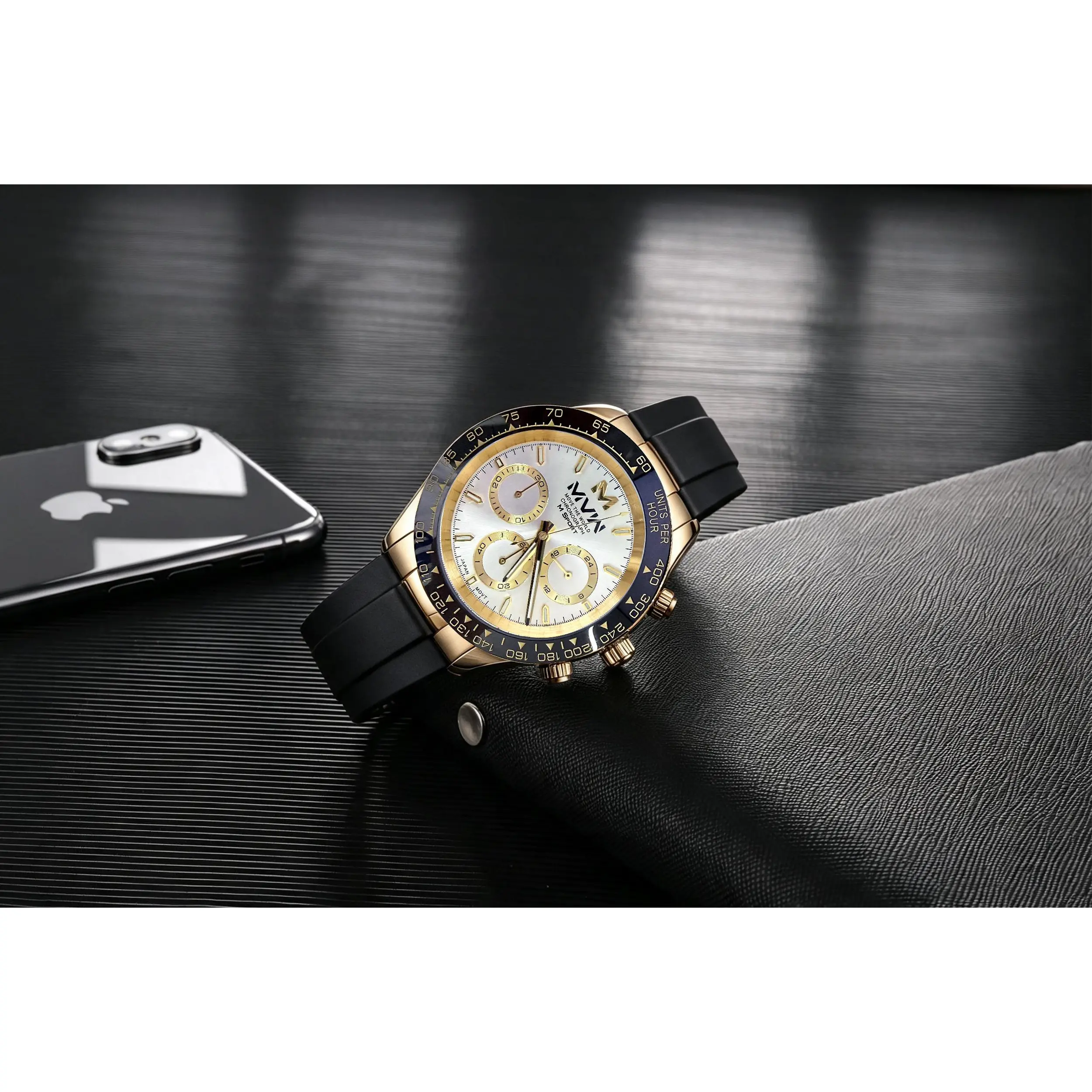 Đồng hồ MVW Sport 40 mm Nam SL5526-01 Màu Đen